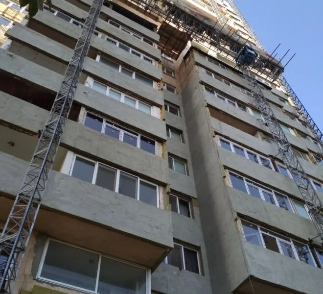 Фасадна топлоизолация · Младост 3, бл. 371